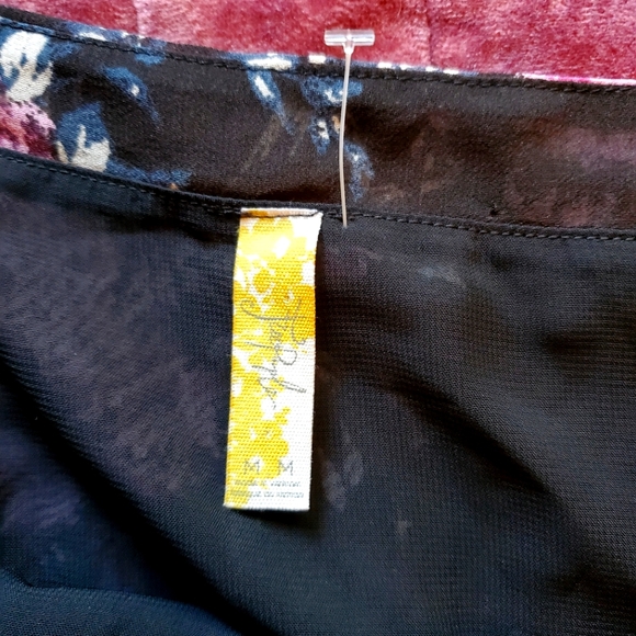 Free People Tied to You Casual Dress Sheer size M - Picture 4 of 5